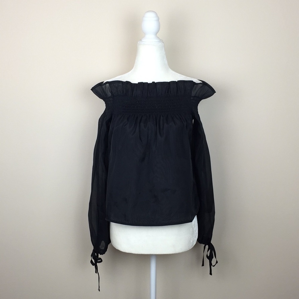 k / lab - Organza Bardot Top